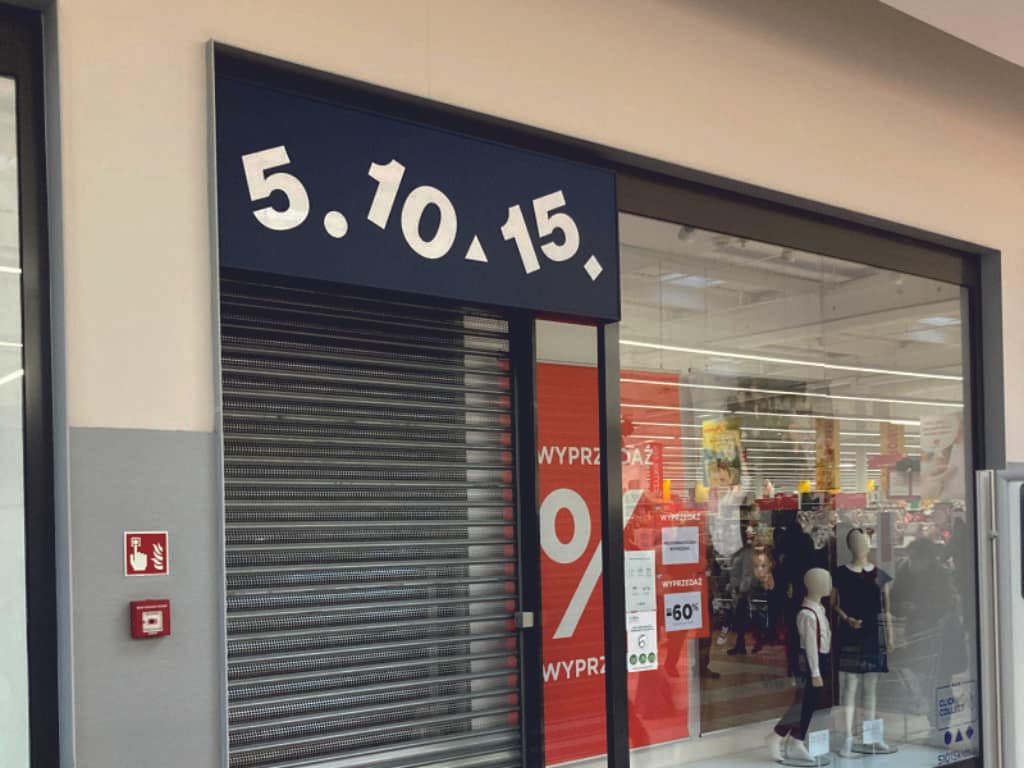 kaseton reklamowy podświetlany z dibondu