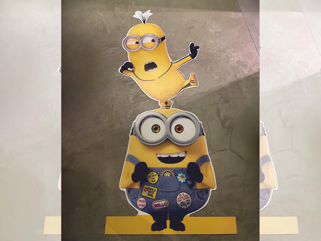 Minionki druk UV bezpośredni na PVC