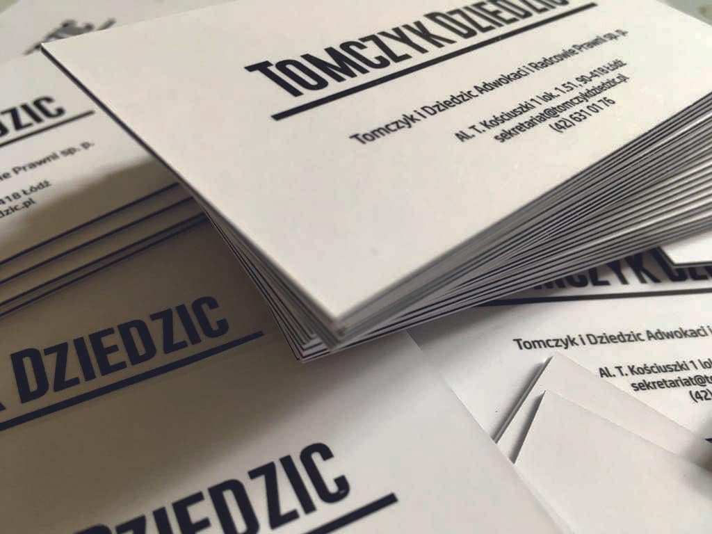 wizytówki multiloft z laminatem soft-touch