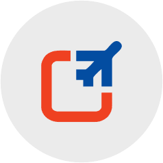 logotyp portu lotniczego Radom