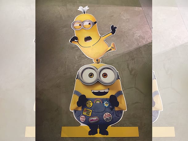 Minionki druk UV bezpośredni na PVC