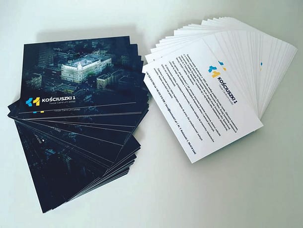 Pocztówki Kościuszki 1 laminowane