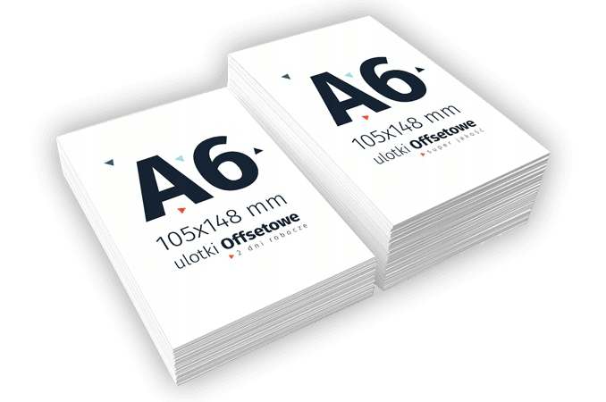 Promocja ulotki A6